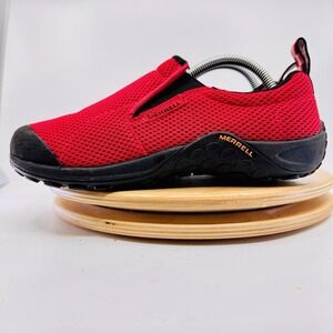 Merrell Jungle Moc Touch Breeze Shoes Womens 7 Pink Rose Mesh Slip On